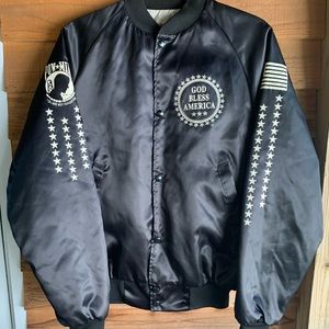 Vintage POW-MIA Westark USA Veterans Bomber Jacket